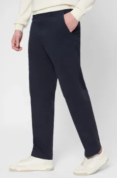 Мужские темно-синие брюки Синий 34 BOSS 50546903;404