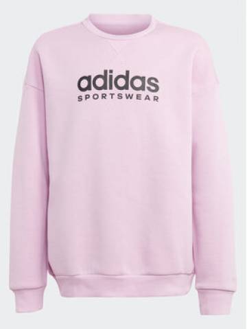 adidas Світшот Fleece IL4930 Рожевий Loose Fit adidas Світшот Fleece IL4930 Рожевий Loose Fit