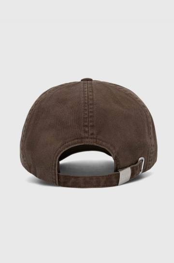 Хлопковая кепка Barbour цвет зелёный с аппликацией Хлопковая кепка Barbour цвет зелёный с аппликацией