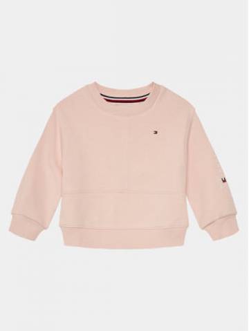 Tommy Hilfiger Світшот Essential Cnk Sweatshirt KG0KG08094 Рожевий Regular Fit Tommy Hilfiger Світшот Essential Cnk Sweatshirt KG0KG08094 Рожевий Regular Fit