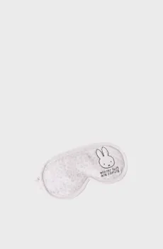 Женская серая маска для сна с узором Miffy Серый ONESIZE womensecret 1372563