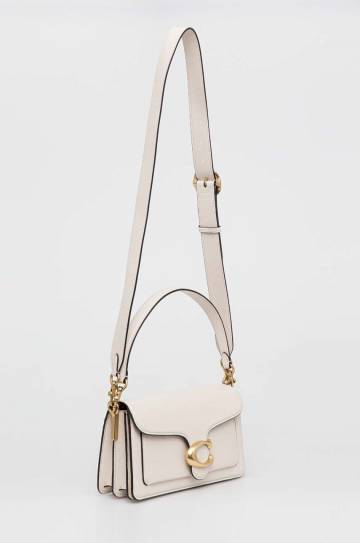 Кожаная сумочка Coach Tabby 26 Цвет бежевый CH857 Кожаная сумочка Coach Tabby 26 Цвет бежевый CH857