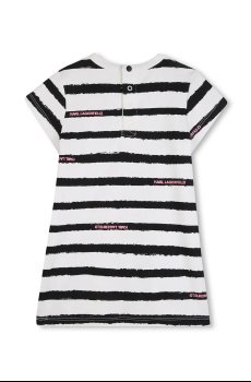 Хлопковое детское платье Karl Lagerfeld