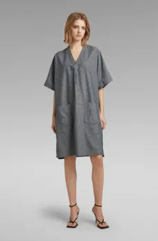 Женское серое платье Comfy Серый S G-Star RAW D22873,D123