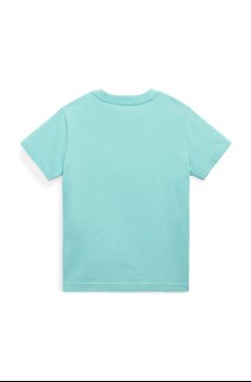 Детская хлопковая футболка Polo Ralph Lauren