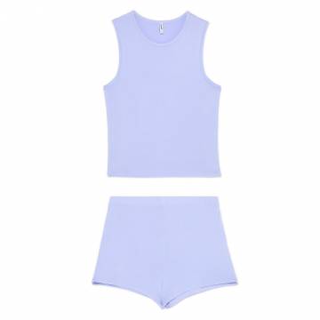 Cropp - Піжамний комплект із двох предметів - індиго Cropp - Піжамний комплект із двох предметів - індиго