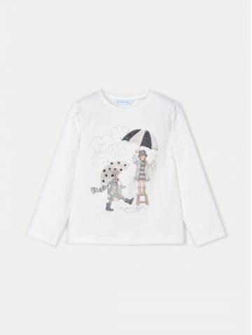Mayoral Блузка 4067 Écru Regular Fit Mayoral Блузка 4067 Écru Regular Fit