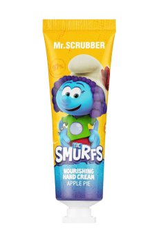 Парфюмированный питательный крем для рук Mr.Scrubber The Smurfs Nourishing Hand Cream с ароматом яблочного пирога, 30 г
