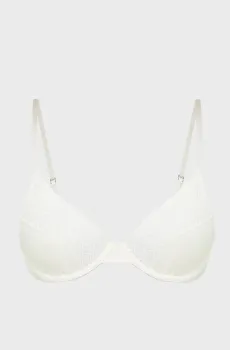 Женский белый бюстгальтер UNLINED PLUNGE Белый 75C Tommy Hilfiger UW0UW05179