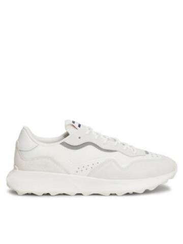 Tommy Jeans Снікерcи Tjm Runner Mix Material EM0EM01381 Écru Tommy Jeans Снікерcи Tjm Runner Mix Material EM0EM01381 Écru