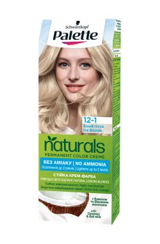 Безаммиачная краска для волос Palette Naturals Permanent Color Creme, 12-1 Белый песок, 110 мл