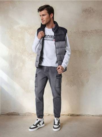 Джинси jogger cargo - сірий Джинси jogger cargo - сірий