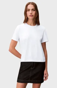 Женская белая футболка LOGO Белый S Calvin Klein LV044C905G