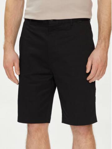 Calvin Klein Шорти з тканини Sateen K10K112831 Чорний Regular Fit Calvin Klein Шорти з тканини Sateen K10K112831 Чорний Regular Fit