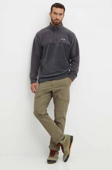 Спортивная кофта Columbia Steens Mountain Half Snap цвет серый узор 2097721 Спортивная кофта Columbia Steens Mountain Half Snap цвет серый узор 2097721