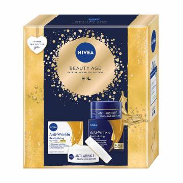 Подарочный набор женский NIVEA Beauty Age (дневной крем, 50 мл + ночной крем, 50 мл) Подарочный набор женский NIVEA Beauty Age (дневной крем, 50 мл + ночной крем, 50 мл)