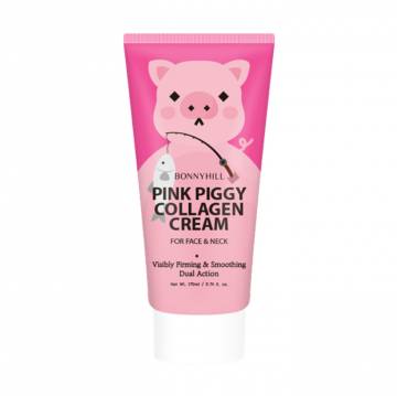 Крем для лица и шеи Bonnyhill Pink Piggy Collagen Cream с коллагеном, 170 мл Крем для лица и шеи Bonnyhill Pink Piggy Collagen Cream с коллагеном, 170 мл