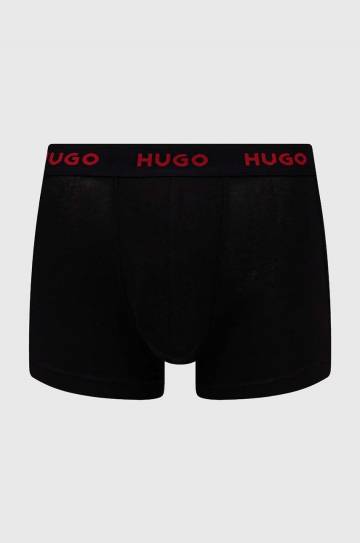 Боксеры HUGO 3 шт мужские цвет чёрный 50517878 Боксеры HUGO 3 шт мужские цвет чёрный 50517878