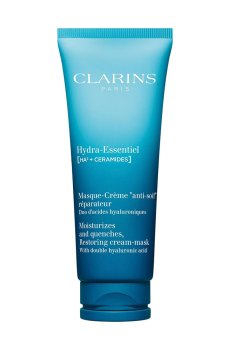 Восстанавливающая крем-маска для лица Clarins Hydra-Essentiel HA2+ Ceramides Restoring Cream-Mask, 75 мл