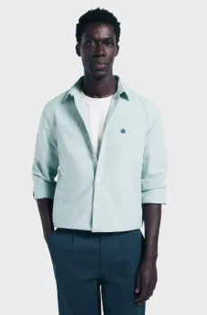 Мужская бирюзовая рубашка Бирюзовый S SPRINGFIELD 272781