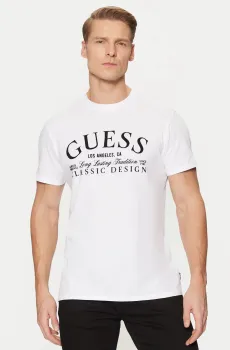 Мужская белая футболка Белый XXL Guess M5RI43.K9RM1;G011