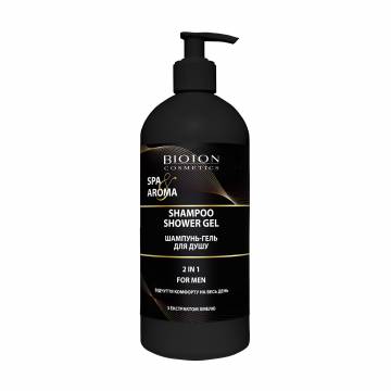 Мужской шампунь-гель для душа 2в1 Bioton Cosmetics For Men Spa & Aroma Shampoo Shower Gel Хмель, 750 мл Мужской шампунь-гель для душа 2в1 Bioton Cosmetics For Men Spa & Aroma Shampoo Shower Gel Хмель, 750 мл
