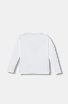 Хлопковый детский лонгслив Guess