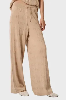 Женские бежевые брюки Бежевый S ANDRE TAN 41011