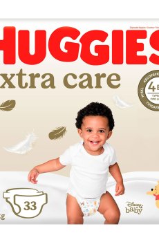 Подгузники Huggies Extra Care размер 4 (8-16 кг), 33 шт