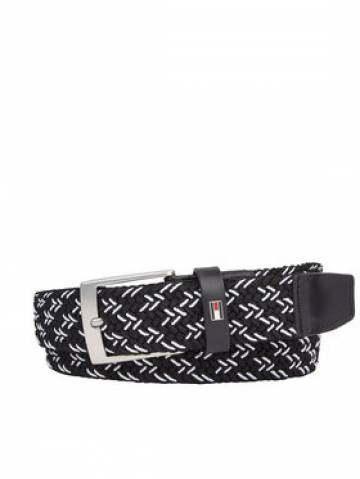 Tommy Hilfiger Чоловічий ремінь Adan 3.5 Elastic AM0AM12051 Чорний Tommy Hilfiger Чоловічий ремінь Adan 3.5 Elastic AM0AM12051 Чорний