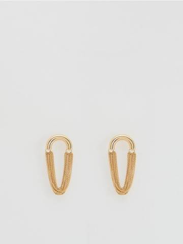 Reserved - Сережки-підвіски - золотий - 516FD-GLD