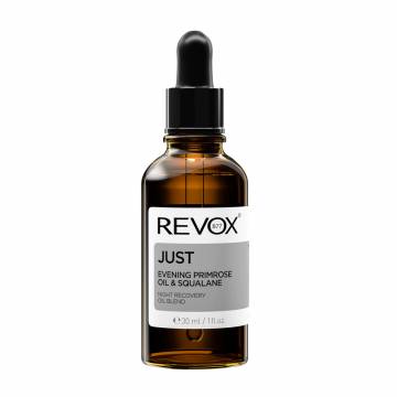 Ночное восстанавливающее масло для лица Revox B77 Just Evening Primrose Oil & Squalane Night Recovery Oil Blend, 30 мл Ночное восстанавливающее масло для лица Revox B77 Just Evening Primrose Oil & Squalane Night Recovery Oil Blend, 30 мл