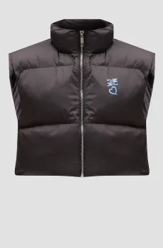 Женский черный жилет Черный 38 Moschino A0625.8218;1516