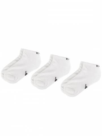 Kappa Набір 3 пар низьких шкарпеток unisex 704275 Білий Kappa Набір 3 пар низьких шкарпеток unisex 704275 Білий