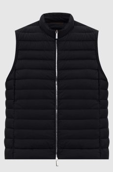 Черный пуховой жилет OPRAH