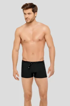 Мужские черные плавки Черный S MARC&ANDRE MS2001-803