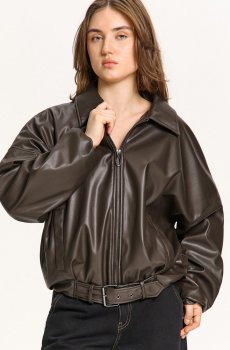 Cropp - Куртка бомбер - коричневий