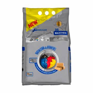 Порошок для стирки Wash & Free универсальный, 2.6 кг Порошок для стирки Wash & Free универсальный, 2.6 кг