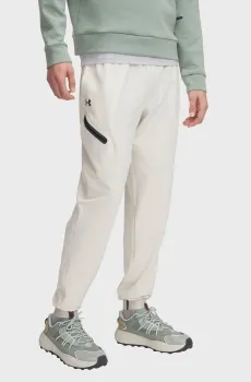 Мужские белые спортивные брюки UA Unstoppable Woven Jogger Белый XL Under Armour 1388823-110
