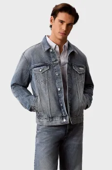 Мужская синяя джинсовая куртка ANDREW CLASSIC TRUCKER Синий L Calvin Klein Jeans LV04RF957G