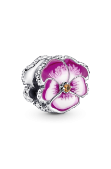 Намистина "Рожева фіалка"