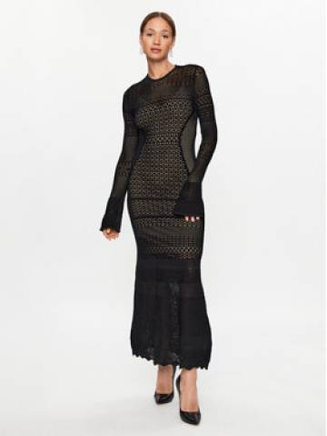 TWINSET Трикотажна сукня 232TP3100 Чорний Regular Fit TWINSET Трикотажна сукня 232TP3100 Чорний Regular Fit