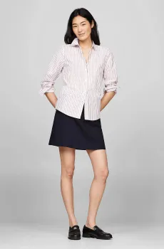 Женская темно-синяя юбка CORE STRAIGHT SHORT Синий S Tommy Hilfiger WW0WW42251