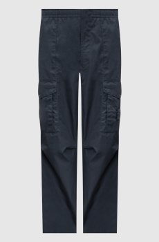 Синие брюки-карго