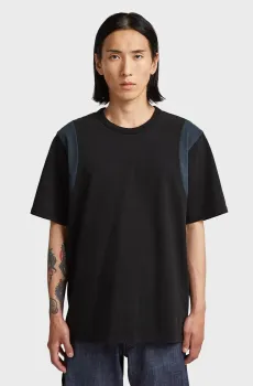 Мужская черная футболка relaxed Черный XL G-Star RAW D27480,E196