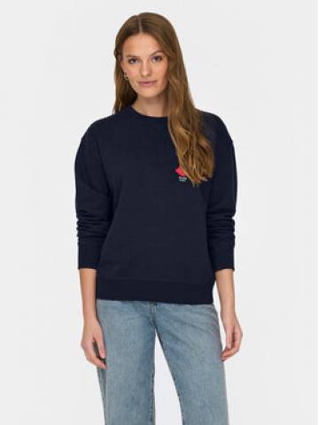 JDY Світшот Boogie 15320335 Cиній Loose Fit JDY Світшот Boogie 15320335 Cиній Loose Fit