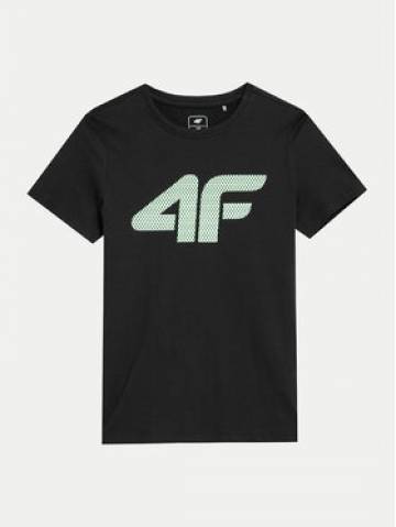4F Футболка 4FJWSS24TTSHM1115 Чорний Regular Fit 4F Футболка 4FJWSS24TTSHM1115 Чорний Regular Fit