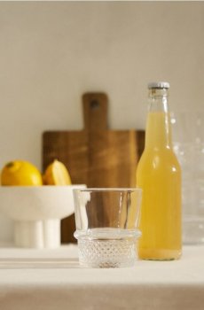 Набір склянок з рифленням 4 pack - clear
