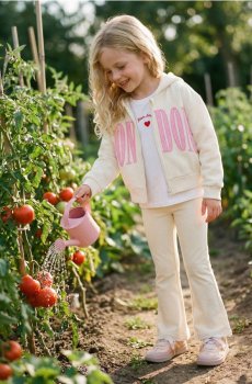 Худі на блискавці - кремовий