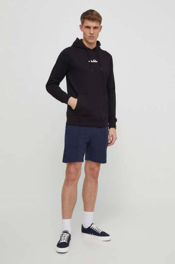 Кофта Ellesse Pershuta OH Hoody мужская цвет чёрный с капюшоном с принтом SHP16466 Кофта Ellesse Pershuta OH Hoody мужская цвет чёрный с капюшоном с принтом SHP16466